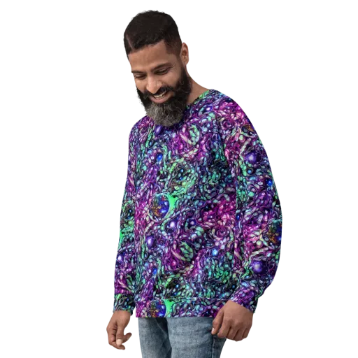 Vivid Abyss on a Sweatshirt
