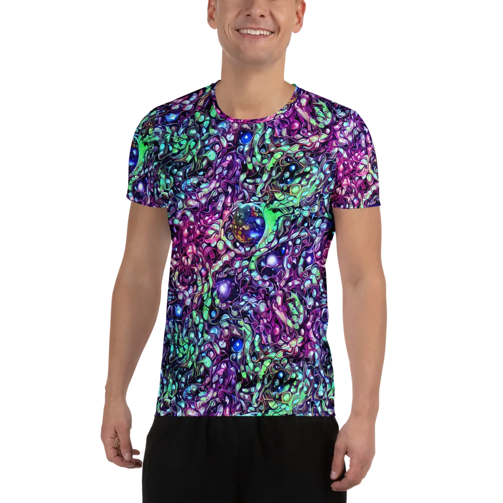 Vivid Abyss on Men's Athletic T-Shirt — Front