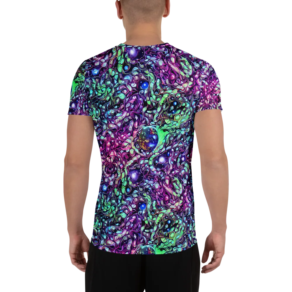 Vivid Abyss on Men's Athletic T-Shirt — Back