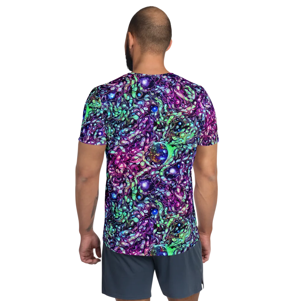 Vivid Abyss on Men's Athletic T-Shirt — Back