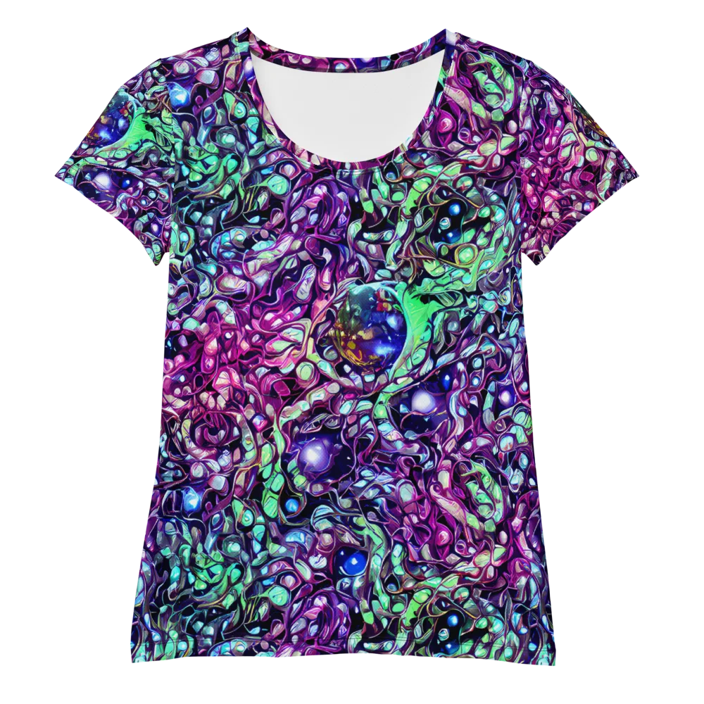 Vivid Abyss on Women's Athletic T-Shirt — Front
