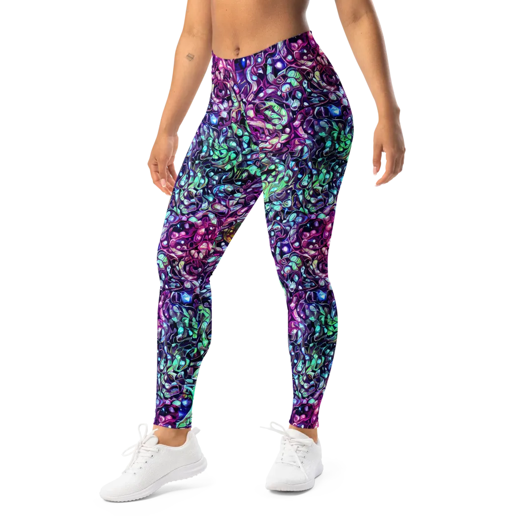 Vivid Abyss on Leggings — Left Front