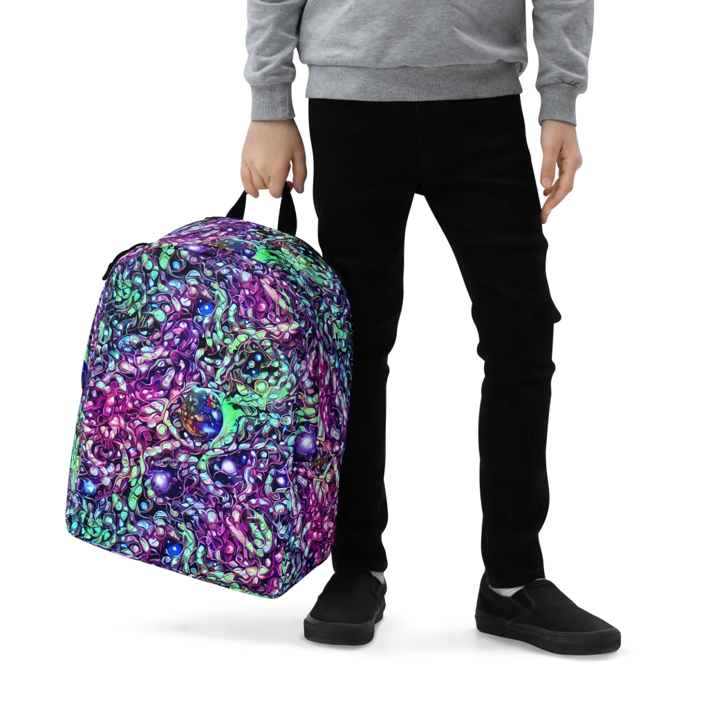 Vivid Abyss on Minimalist Backpack — Zoomed-in