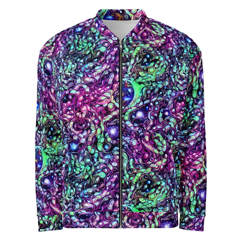 Vivid Abyss on Bomber Jacket — Front
