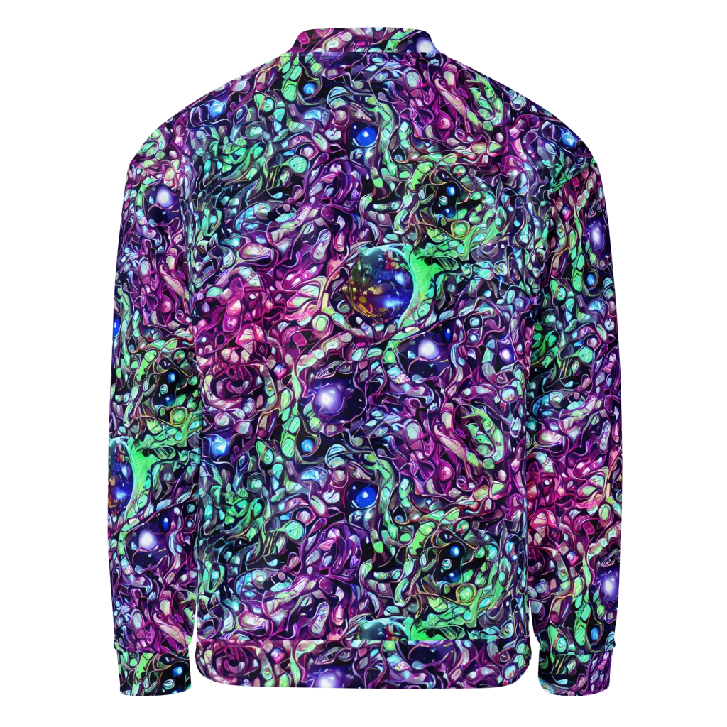 Vivid Abyss on Bomber Jacket — Back