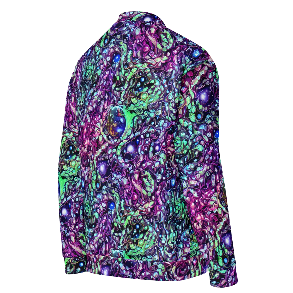 Vivid Abyss on Bomber Jacket — Right Back