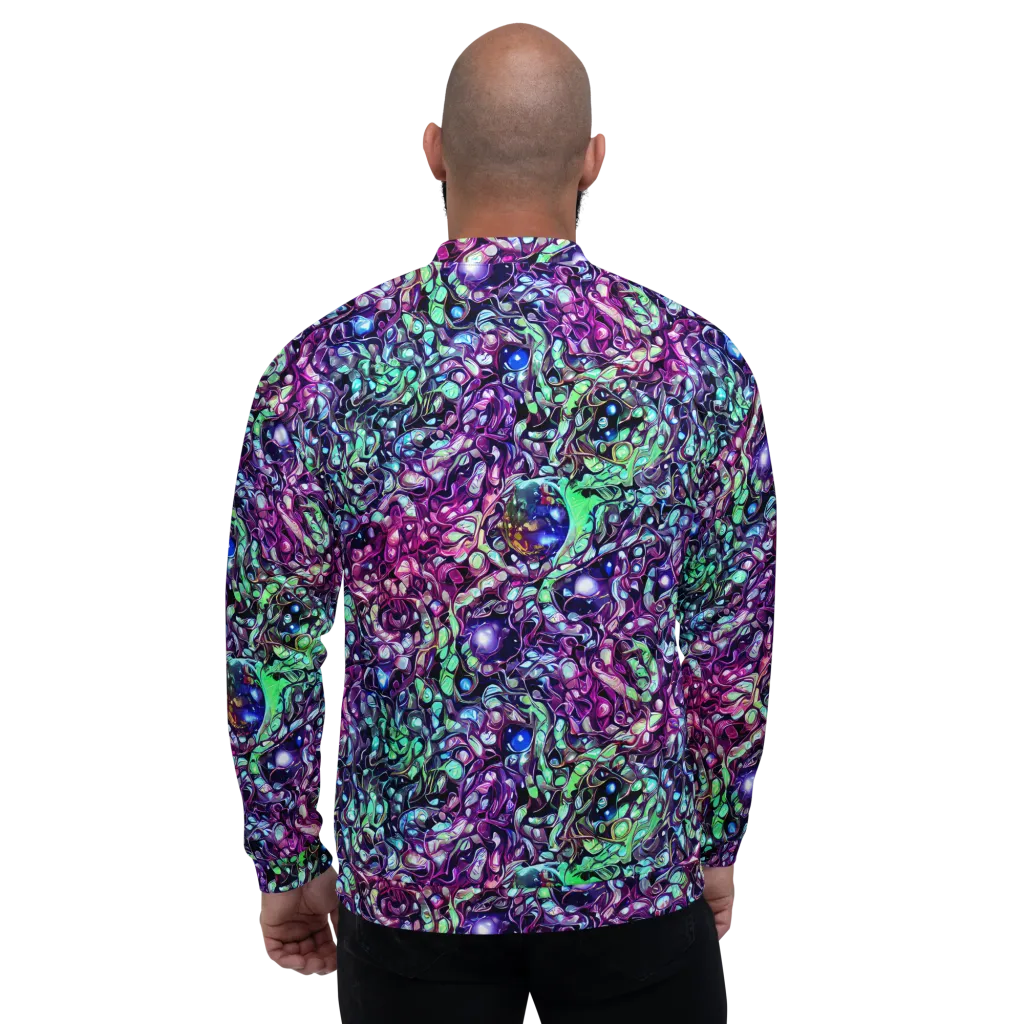 Vivid Abyss on Bomber Jacket — Back