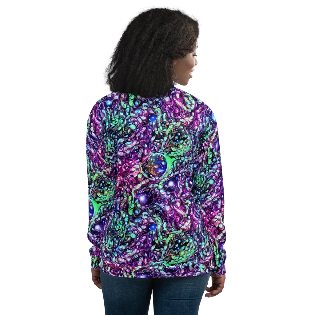 Vivid Abyss on Bomber Jacket — Back