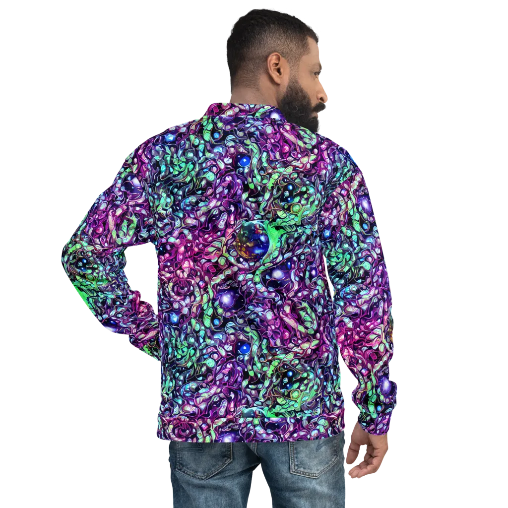 Vivid Abyss on Bomber Jacket — Back