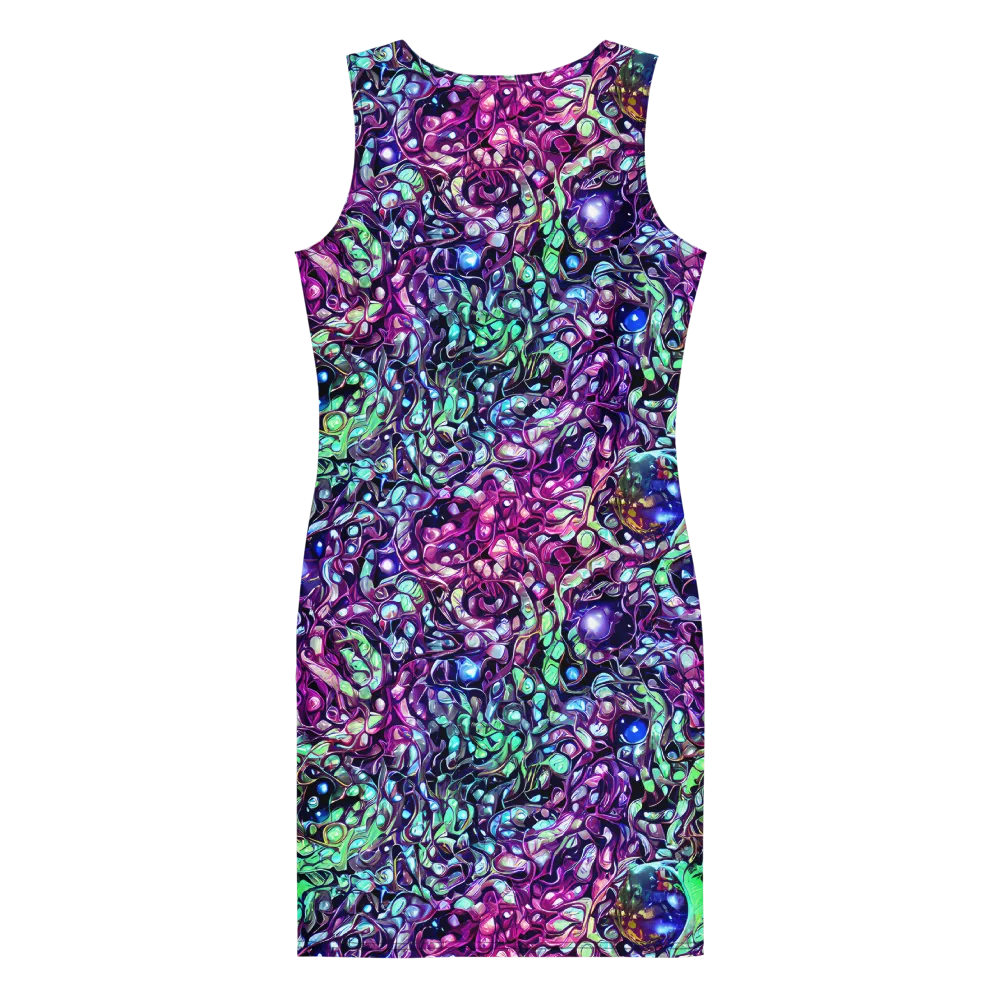Vivid Abyss on Bodycon Dress — Back