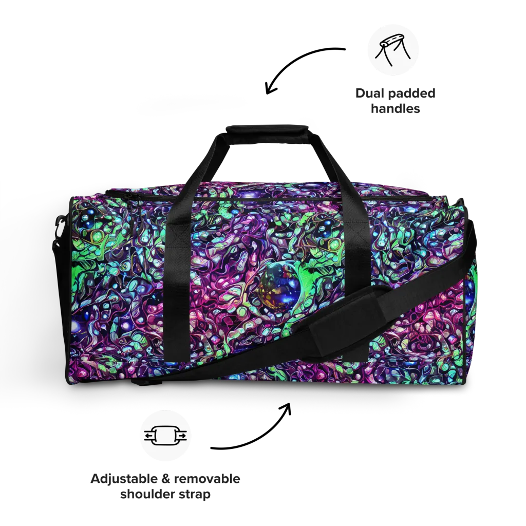 Vivid Abyss on Duffle Bag — Front