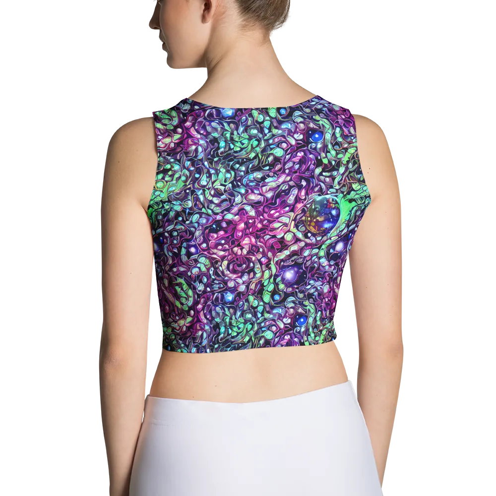 Vivid Abyss on Crop Top — Back