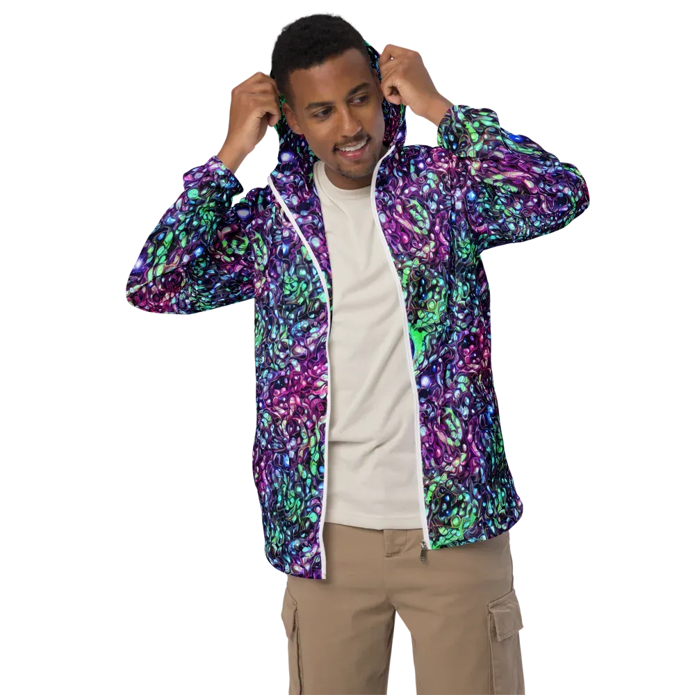Vivid Abyss on Men's Windbreaker — Front