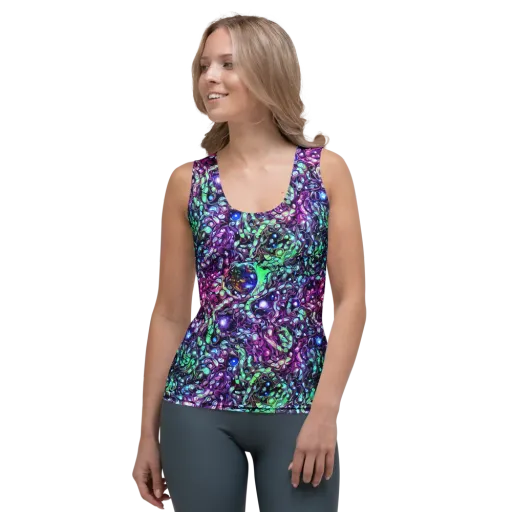 Vivid Abyss on a Women's Tank Top