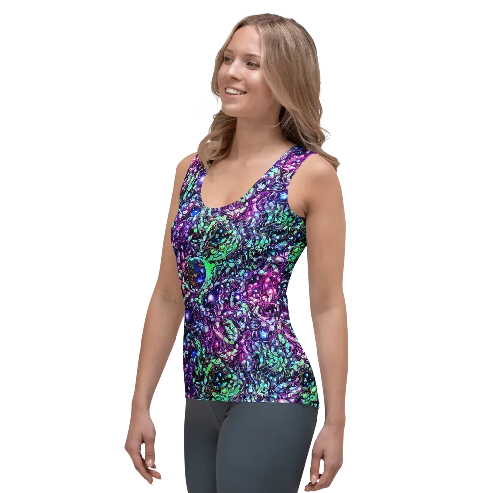 Vivid Abyss on Women's Tank Top — Left Front