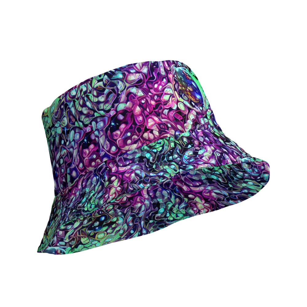 Vivid Abyss on Reversible Bucket Hat — Product details Outside
