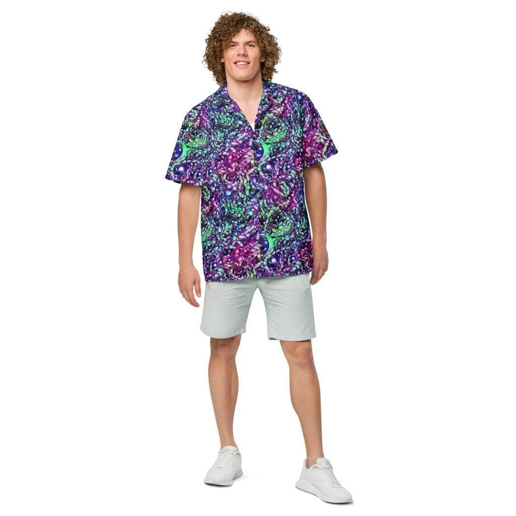 Vivid Abyss on Button Shirt — Front