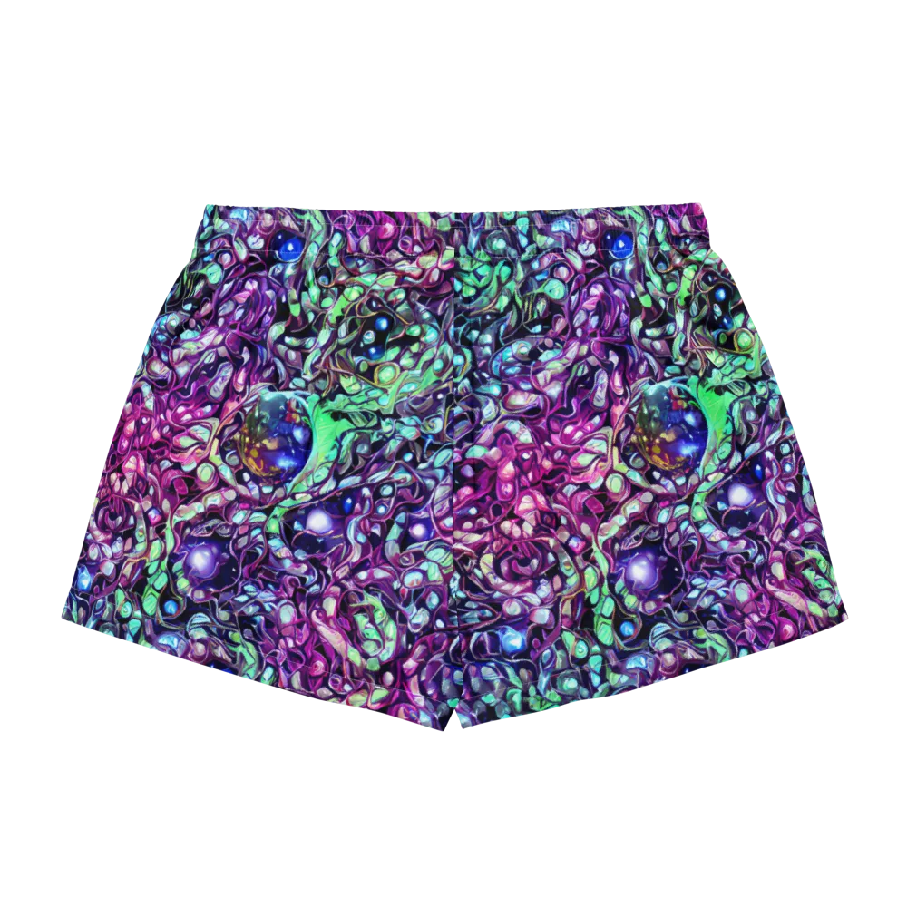Vivid Abyss on Women's Pajama Shorts — Back