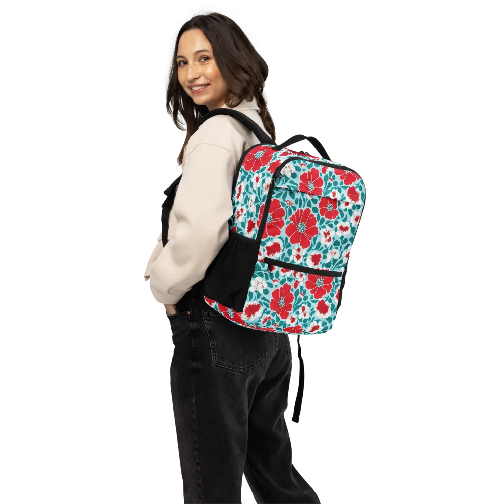 Crimson Tidegarden on Utility Backpack — Back