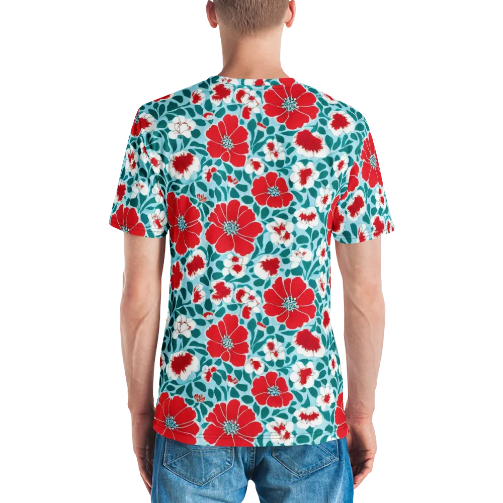 Crimson Tidegarden on Men's Crew Neck T-Shirt — Back