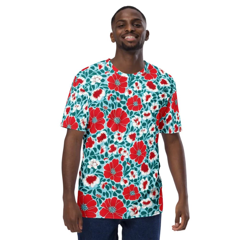 Crimson Tidegarden on Men's Crew Neck T-Shirt — Front