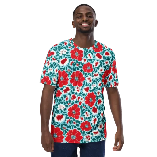 Crimson Tidegarden on a Men's Crew Neck T-Shirt