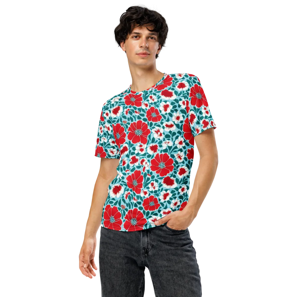 Crimson Tidegarden on Men's Crew Neck T-Shirt — Front