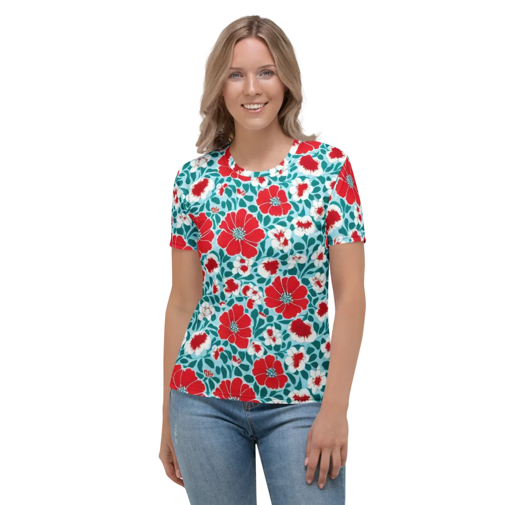 Crimson Tidegarden on Women's Crew Neck T-Shirt — Front