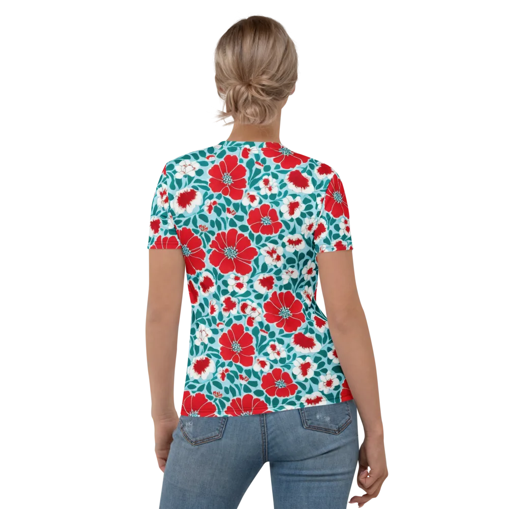 Crimson Tidegarden on Women's Crew Neck T-Shirt — Back