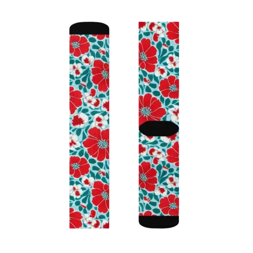 Crimson Tidegarden on a Socks