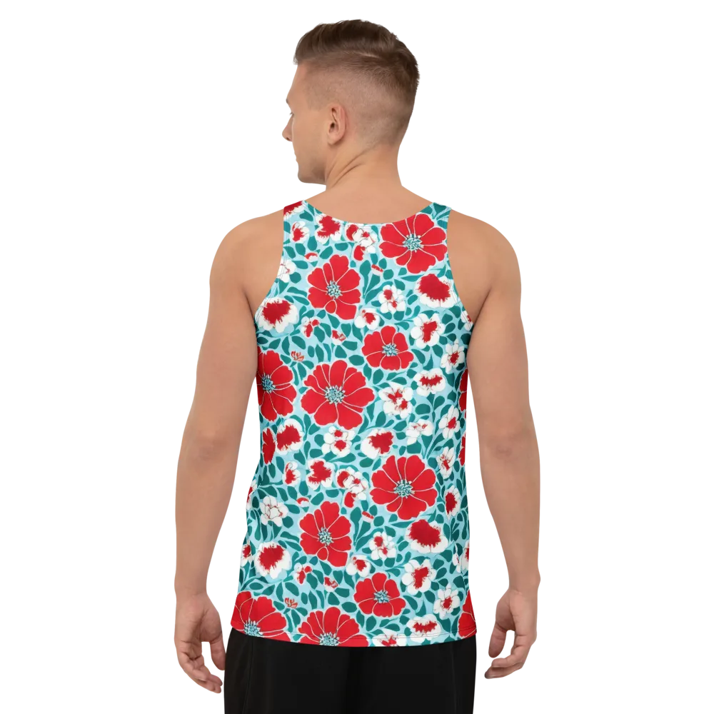 Crimson Tidegarden on Men's Tank Top — Back