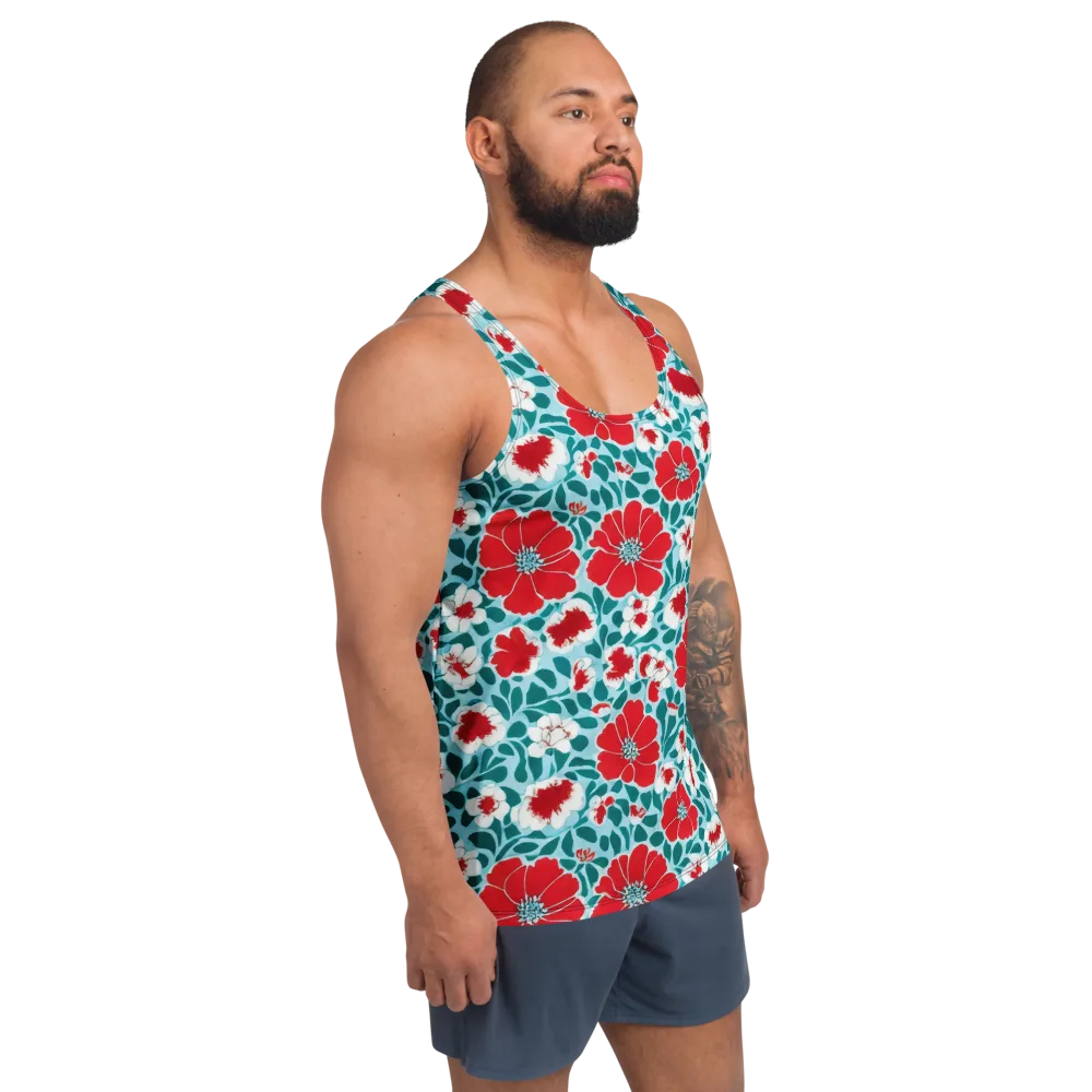 Crimson Tidegarden on Men's Tank Top — Right Front