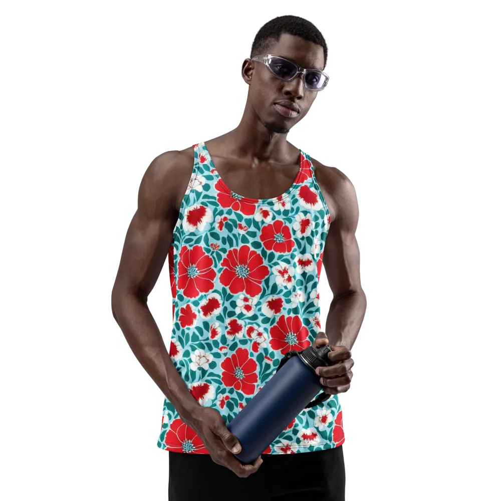 Crimson Tidegarden on Men's Tank Top — Front