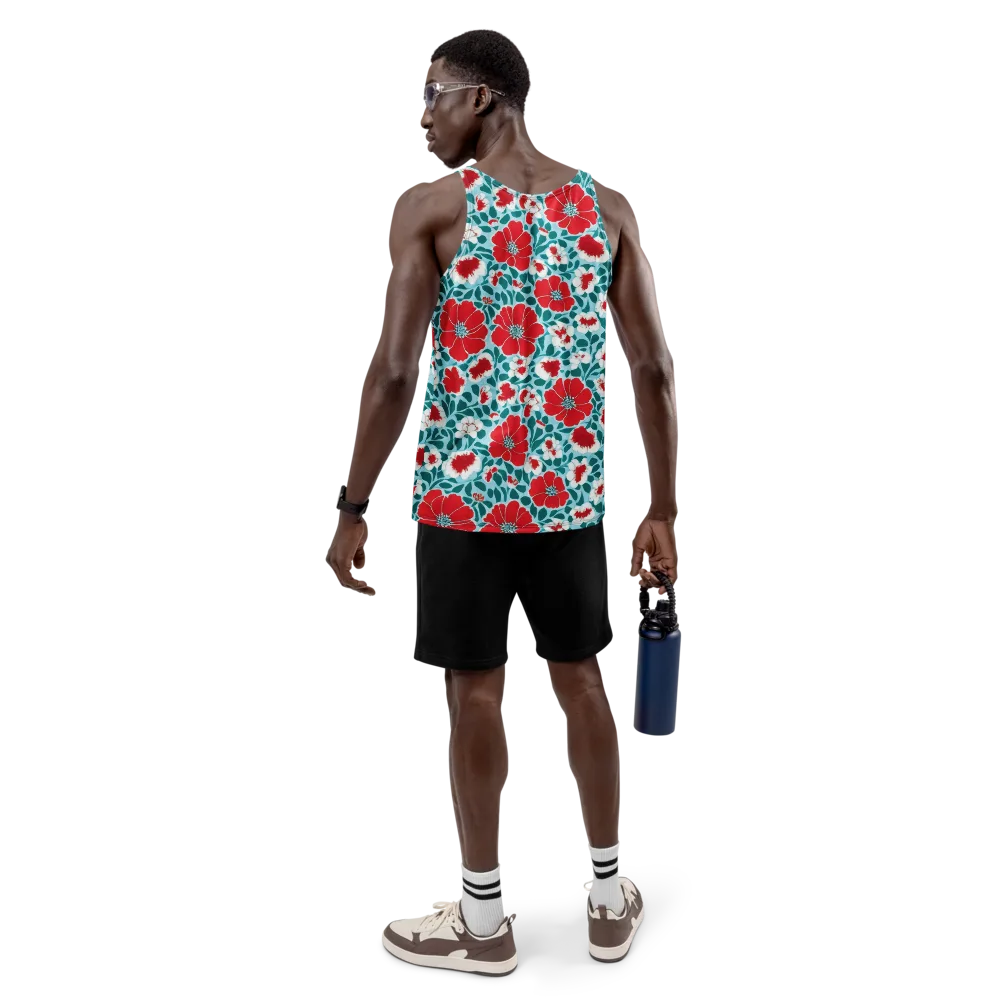 Crimson Tidegarden on Men's Tank Top — Back