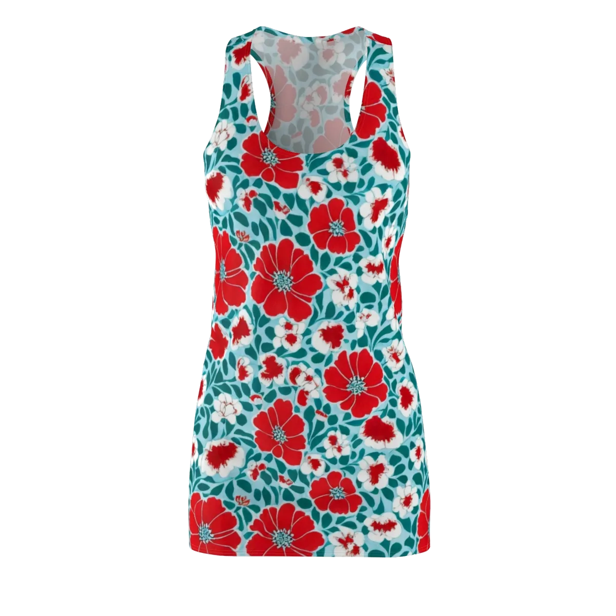 Crimson Tidegarden on Racerback Dress — Front
