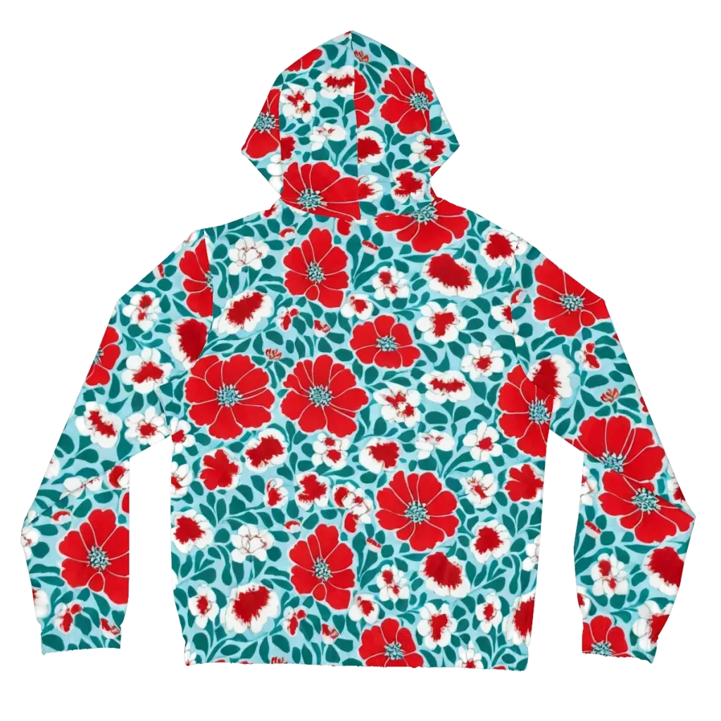 Crimson Tidegarden on Women's Full-Zip Hoodie — Back