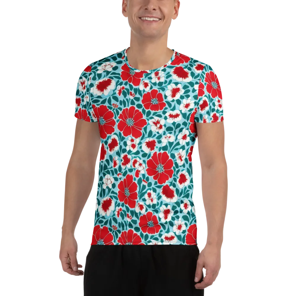 Crimson Tidegarden on Men's Athletic T-Shirt — Front