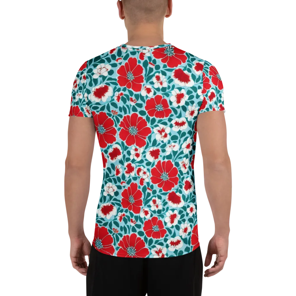 Crimson Tidegarden on Men's Athletic T-Shirt — Back