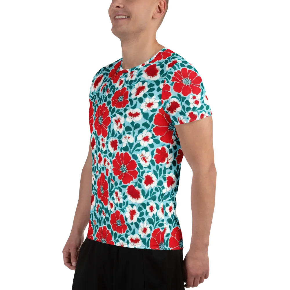 Crimson Tidegarden on Men's Athletic T-Shirt — Left