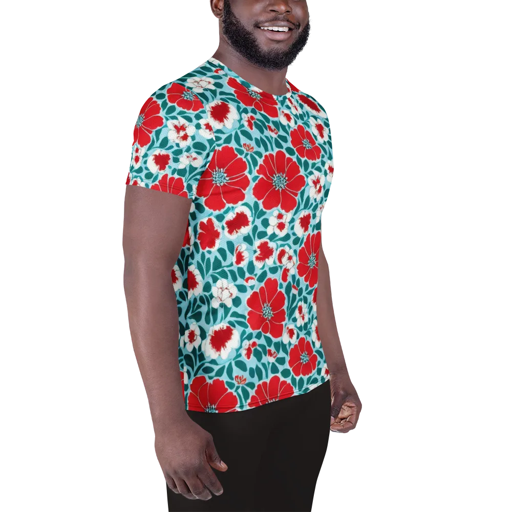 Crimson Tidegarden on Men's Athletic T-Shirt — Right