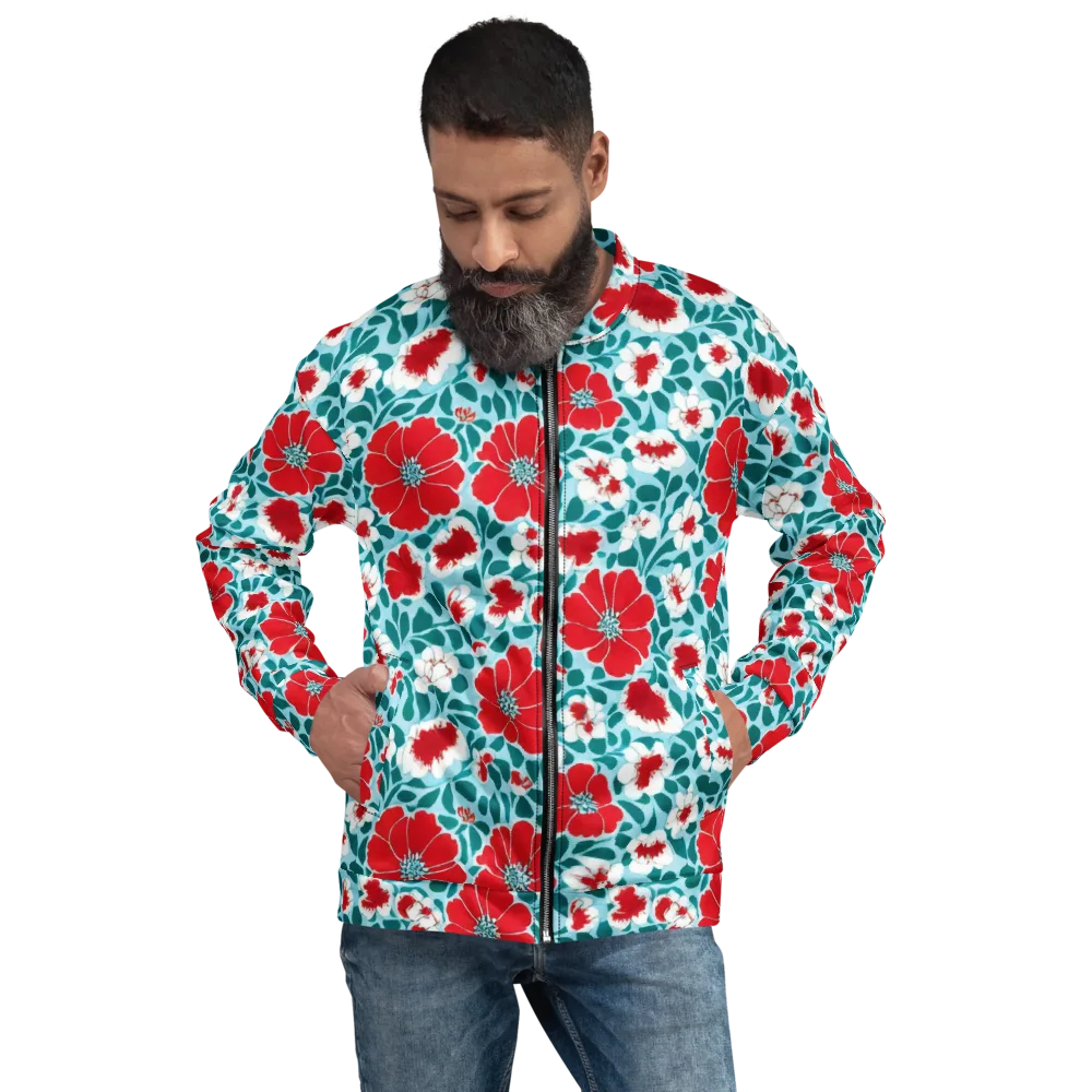 Crimson Tidegarden on Bomber Jacket — Front
