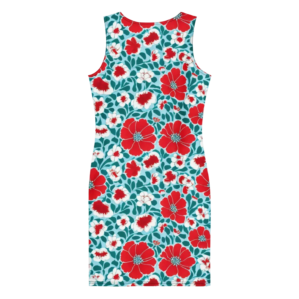 Crimson Tidegarden on Bodycon Dress — Back
