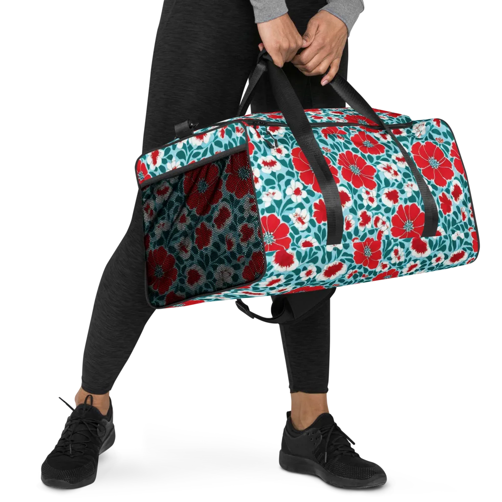 Crimson Tidegarden on Duffle Bag — Right Front