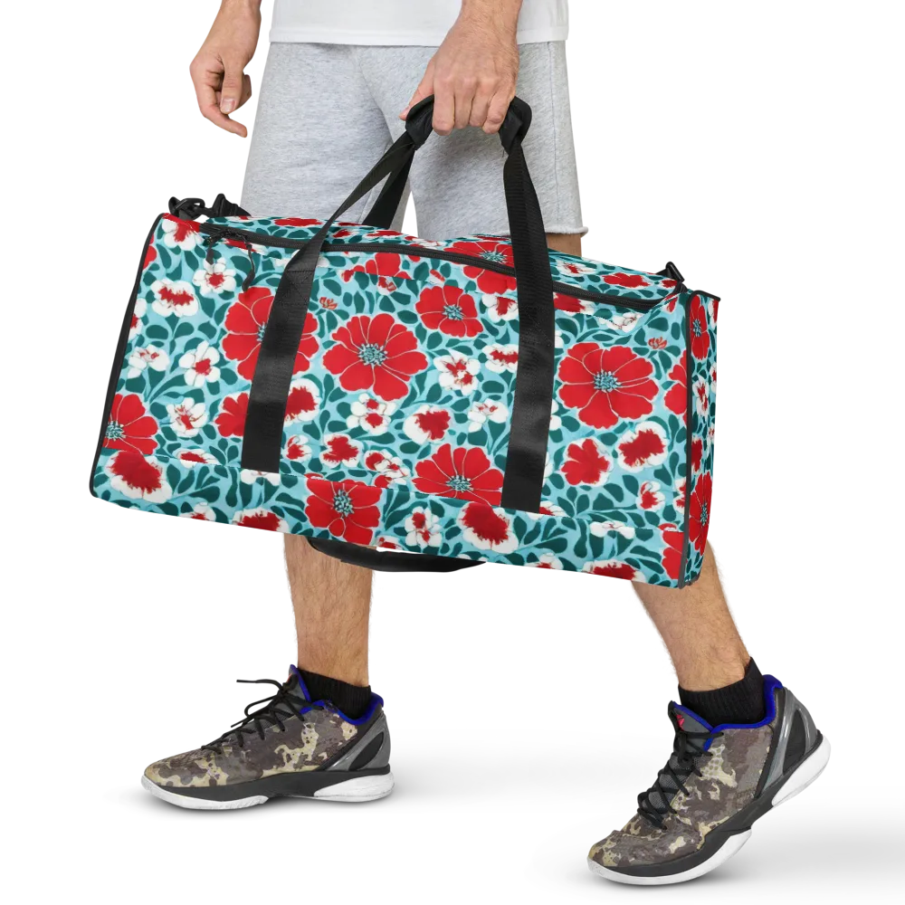 Crimson Tidegarden on Duffle Bag — Front