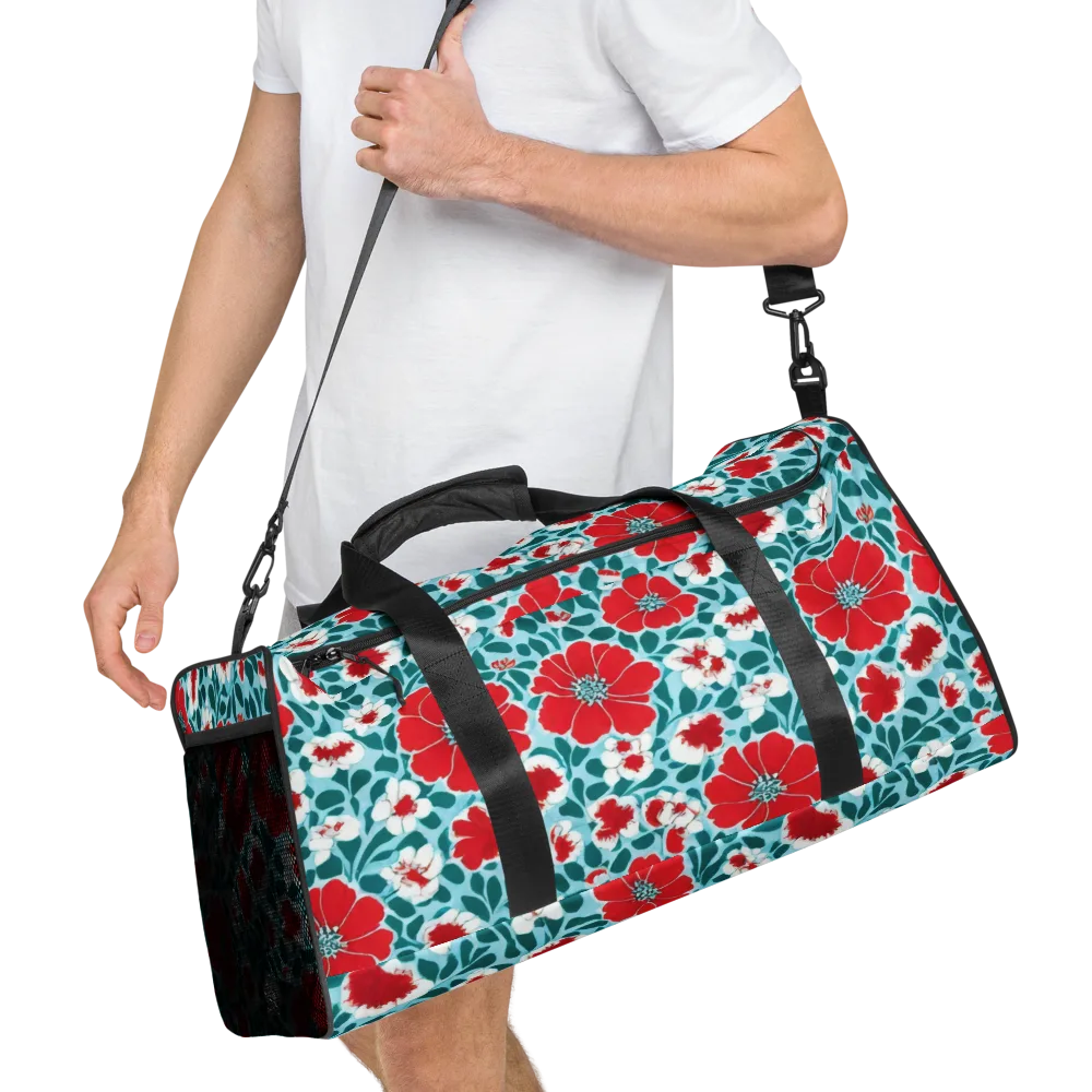 Crimson Tidegarden on Duffle Bag — Right Front