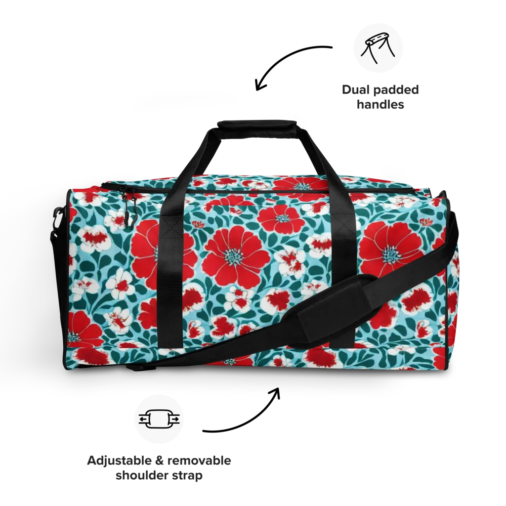 Crimson Tidegarden on Duffle Bag — Front