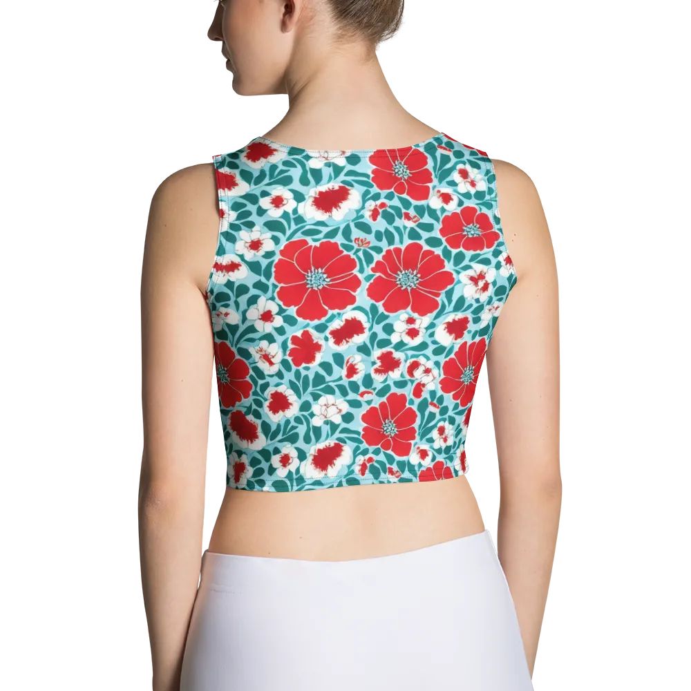 Crimson Tidegarden on Crop Top — Back
