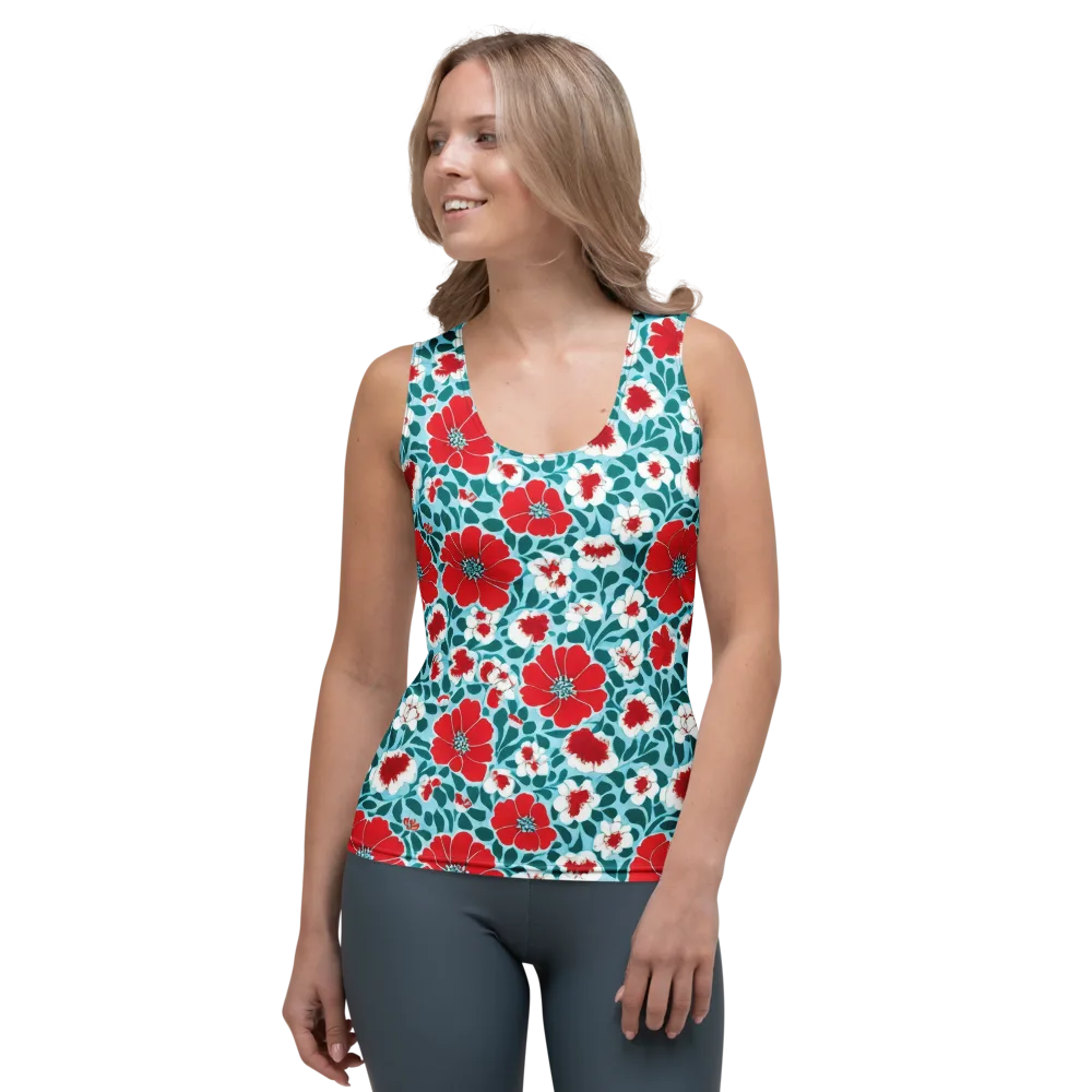 Crimson Tidegarden on Women's Tank Top — Front