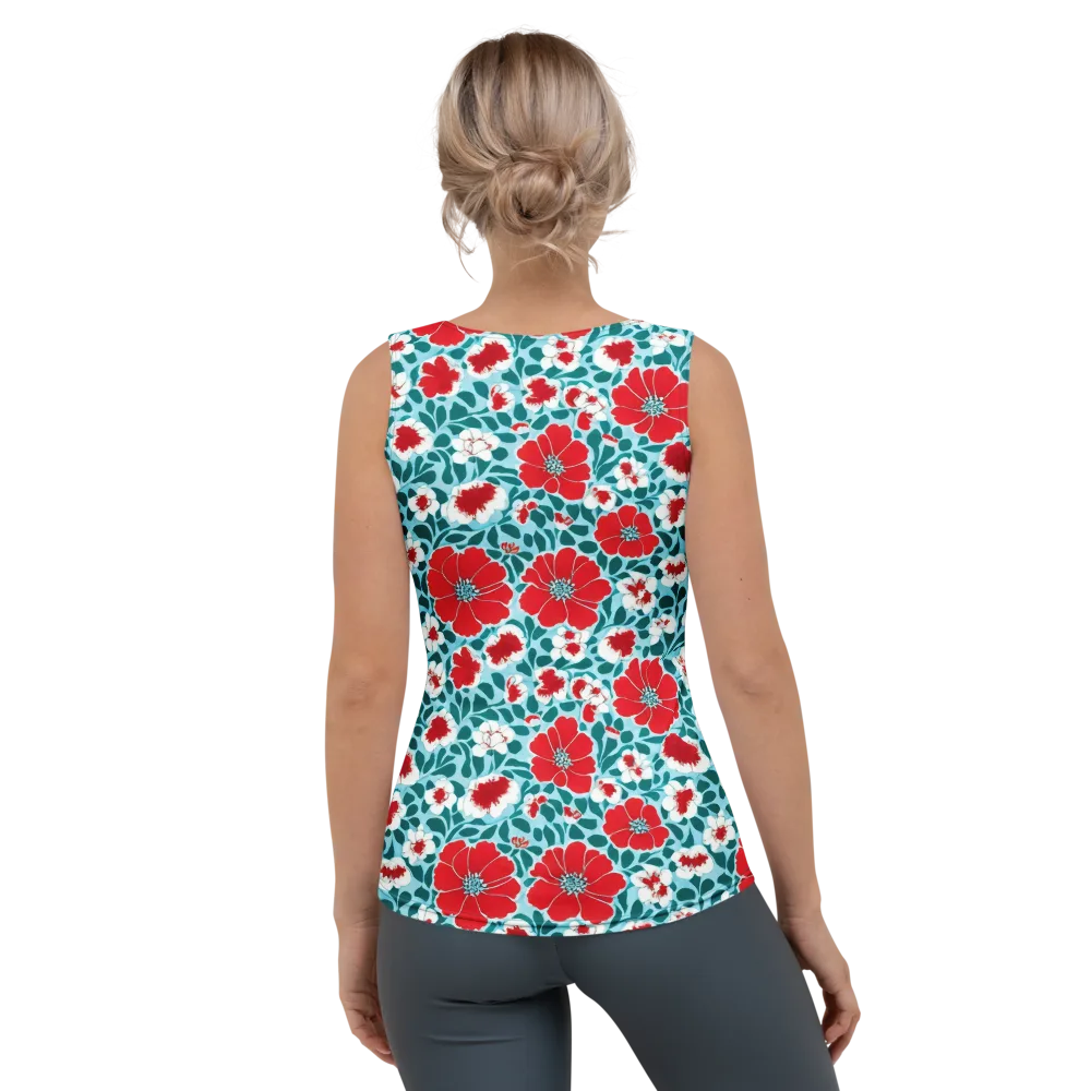 Crimson Tidegarden on Women's Tank Top — Back