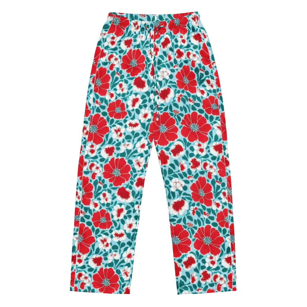 Crimson Tidegarden on Women's Pajama Pants — Front